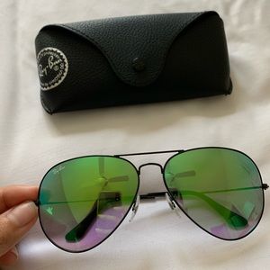 Ray Ban Aviators - flash lens gradient